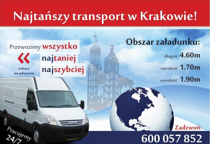 Usługi Transportowe , Kraków , małopolskie