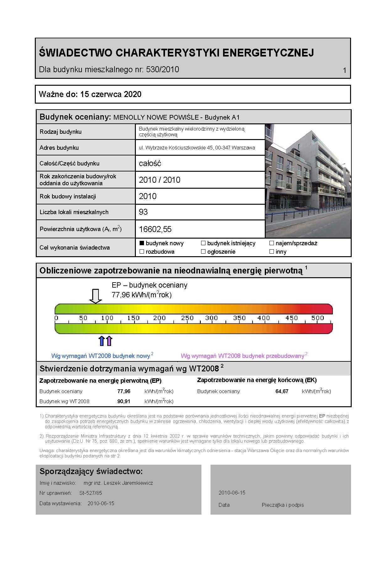 certyfikaty energetyczne