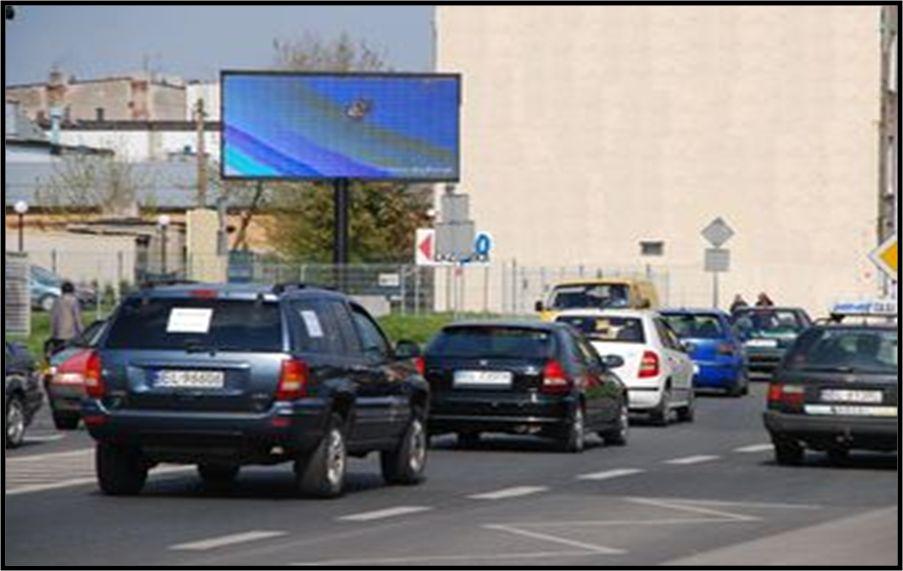 EKRAN LED ŁÓDŹ ul. DREWNOWSKA - MANUFAKTURA