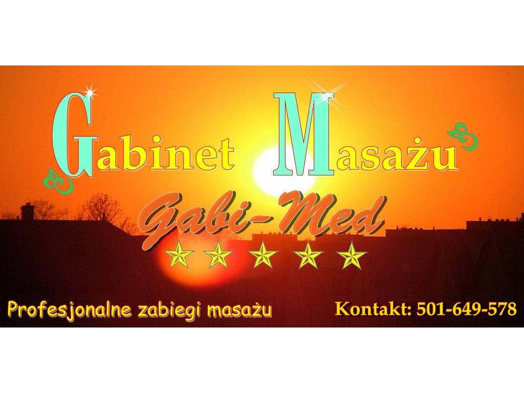 Gabi-Med Gabinet Masażu; masaż Inowrocław, kujawsko-pomorskie