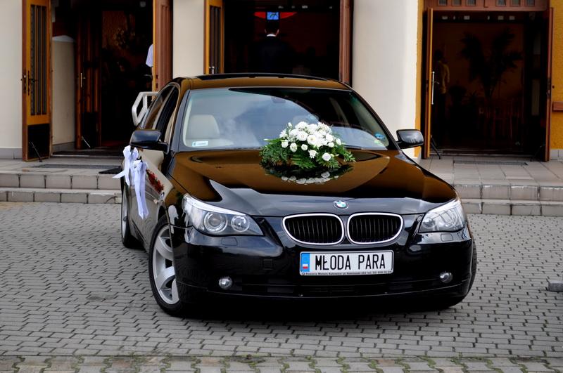 Auto do ślubu BMW e60 Kalety wożniki koziegłow , KAtowice