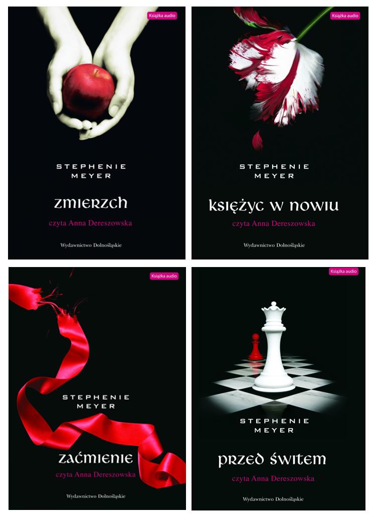 Saga Zmierzch - 4 tomy czyta Anna Dereszowska