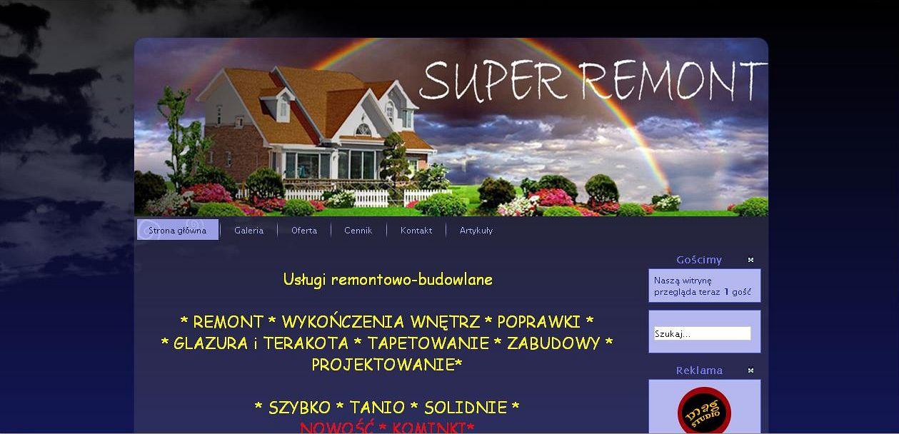 Super-remont.pl - portal budowlano-remontowy