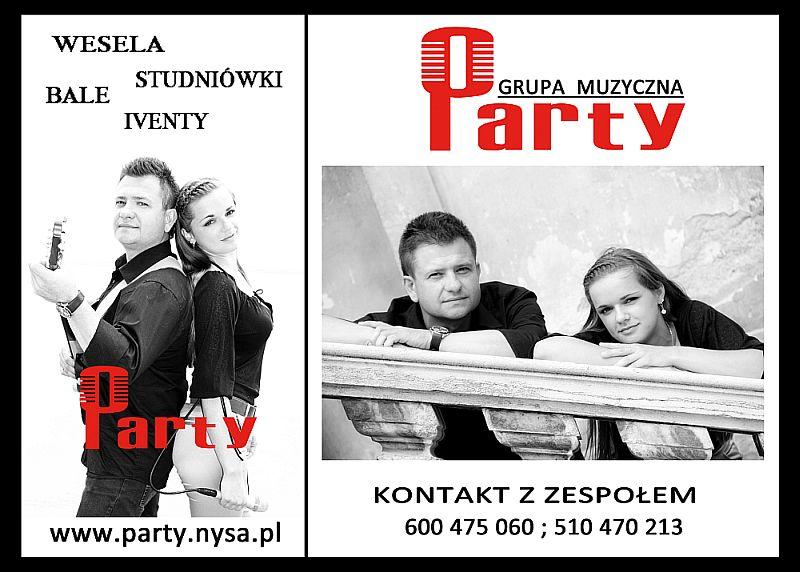 Zespół Muzyczny PARTY - Nysa, Nysa,Opole, Wrocław, opolskie