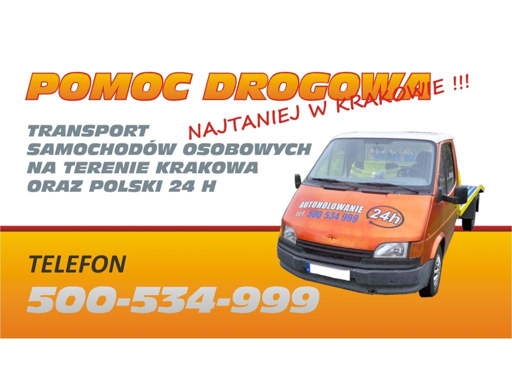 AUTOLAWETA POMOC DROGOWA KRAKÓW 99 zł w Krakowie, małopolskie