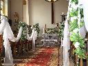 wystrój, dekoracja kościoła Kościerzyna,, Wysin, pomorskie