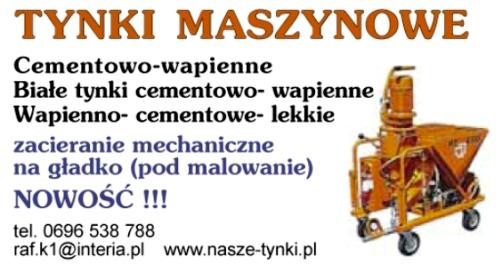 TYNKI MASZYNOWE CEMENTOWO-WAP-OBORNIKI ŚLĄSKIE, dolnośląskie