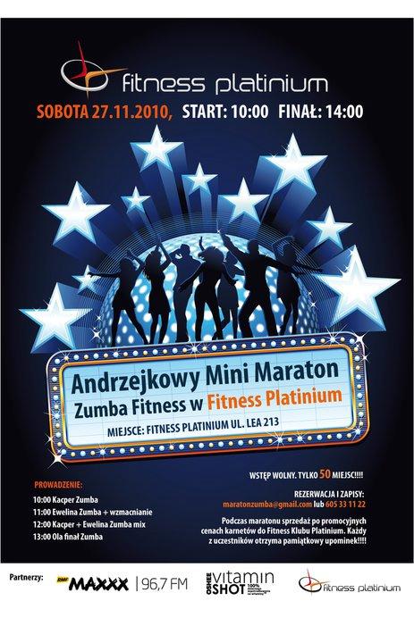 Andrzejkowy Mini Maraton ZUMB Fitness w PLATINIUM!, Kraków, małopolskie
