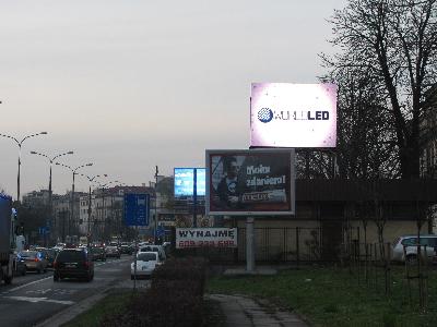 Zdjęcie Ekranu LED skrzyżowanie ul. Montelupich z al. 29 Listopada / Nowy Kleparz - kliknij, aby powiększyć