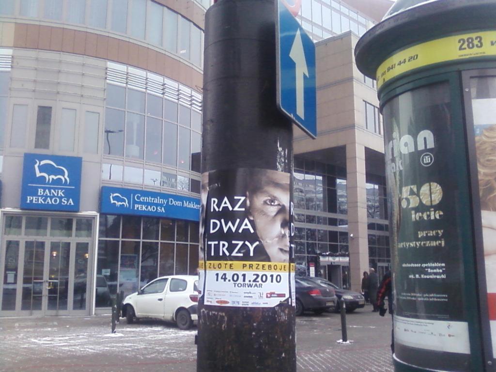 Plakatowanie, Rozklejanie plakatów Warszawa, mazowieckie