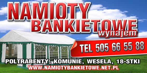 NAMIOT NA IMPREZE PLENER NAMIOTY BANKIETOWE BIESIA, KASZUBY KOCIEWIE BORY TUCHOLSKIE, pomorskie