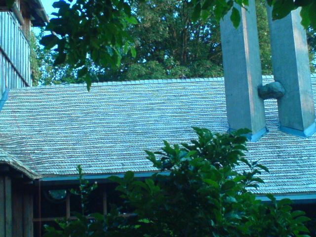 Krycie dachów wiórem osikowym ekologicznym, Krasnopol, podlaskie