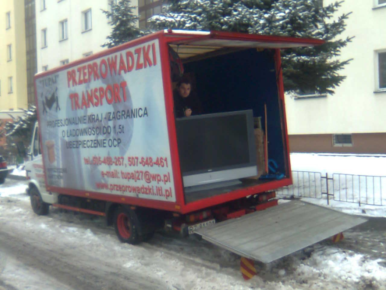 transport telewizorów