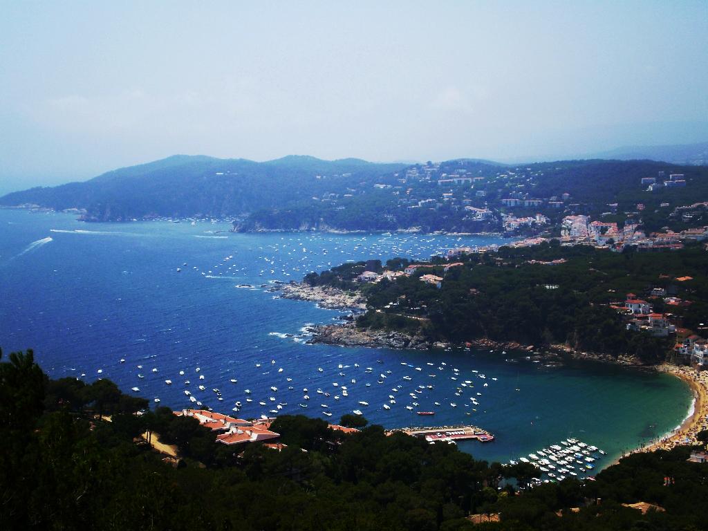 Widoki panoramiczne na Costa brava.