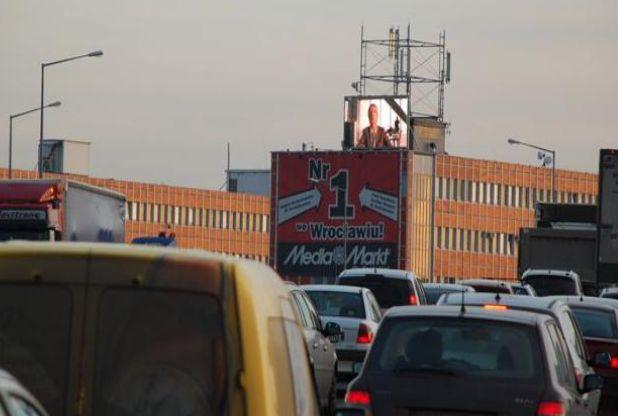 EKRAN LED  TELEBIM ul. KLECIŃSKA WROCŁAW , dolnośląskie