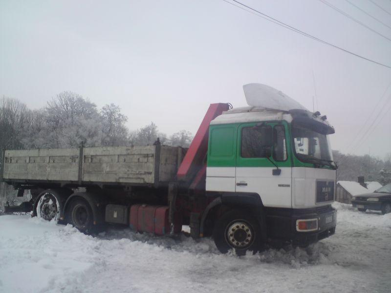 MAN 26.403, ładowność 12 ton, udźwig HDSu 3 tony
