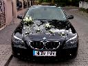Czarne BMW do ślubu E60 535 Lubliniec  -  śląsk
