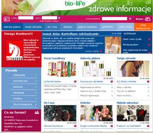 Redagowanie portalu Bio-Life dla nowoczesnych kobiet