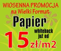 Najtańszy druk wielkiformat:folia,papier.Promocja