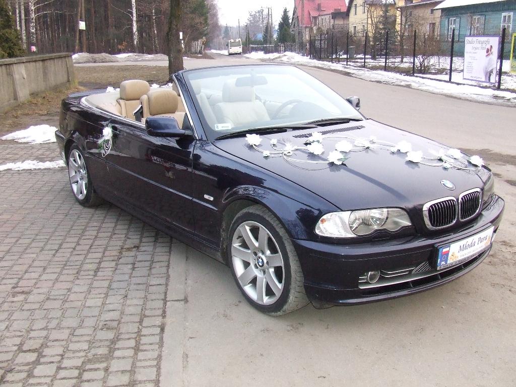 Bmw do ślubu łódź,cabrio ślub łódź