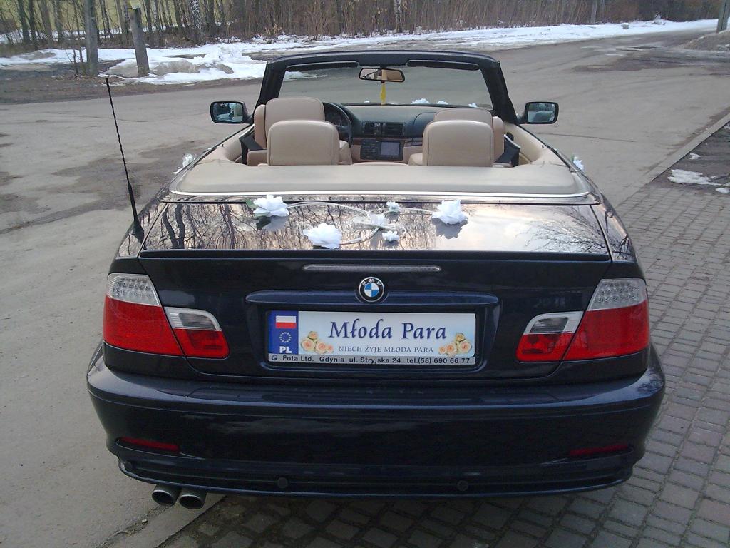 Bmw do ślubu łódź,cabrio ślub łódź