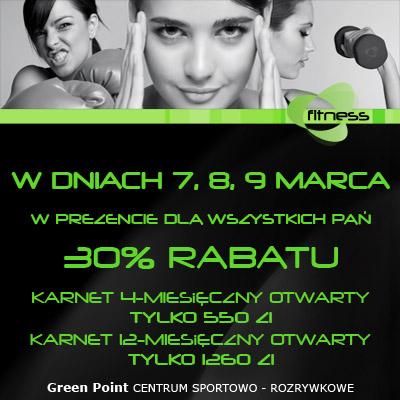 Marcowa Promocja w Green Point Fitness