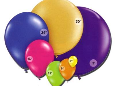 Rozmiarówka balonów - kliknij, aby powiększyć