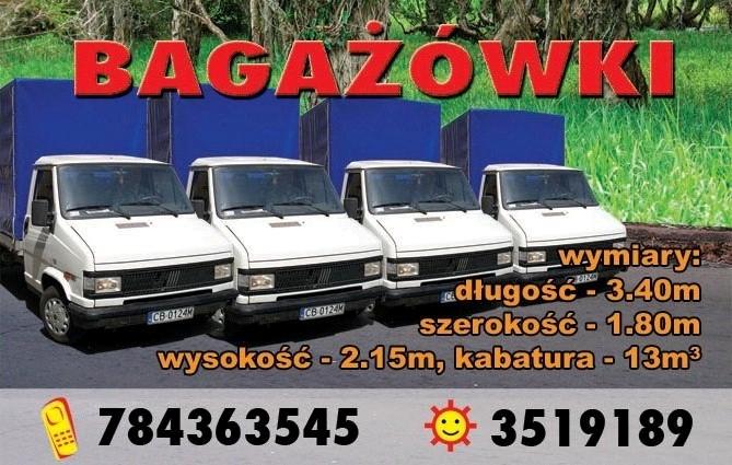 Uslugi transport przeprowadzki tragarze, Bydgoszcz, kujawsko-pomorskie