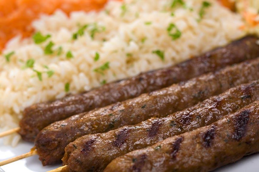 Shish kebab - kebab ognisty przyprawiony na ostro