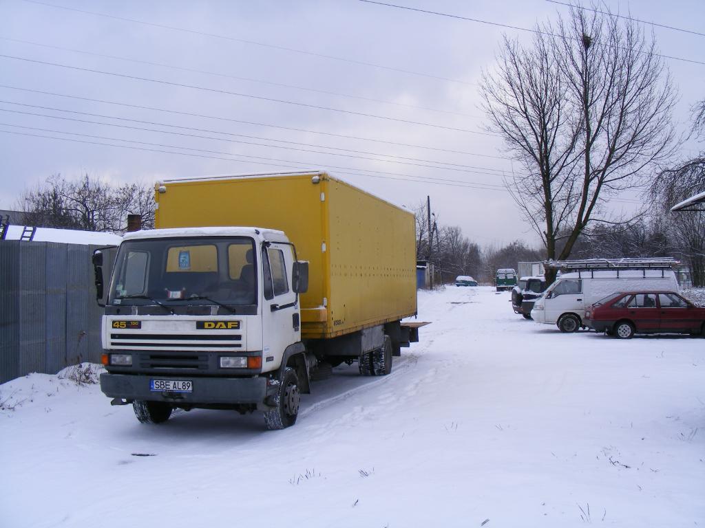 Podnośniki koszeowe, minikoparka, DAF, , Śląsk, śląskie