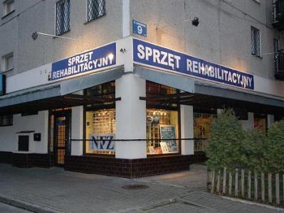 Sklep ze sprzętem rehabilitacyjnym, Warszawa, mazowieckie