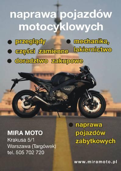 SERWIS MOTOCYKLI I SAMOCHODÓW   Warszawa Targówek Krakusa 5/1 tel.505702720