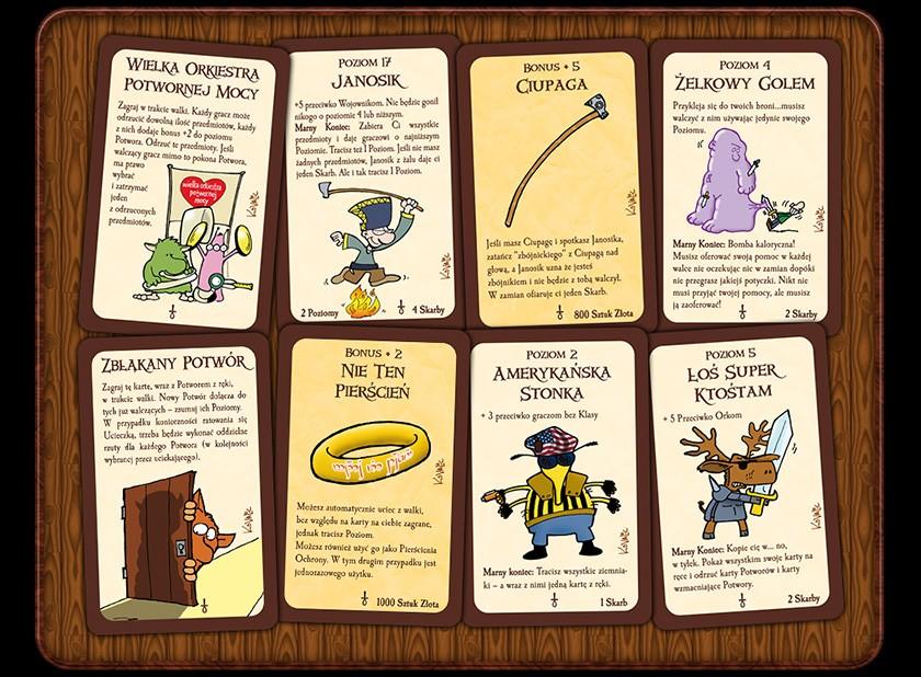 Skład kart do gry Munchkin 3, 110 kart w talii - Black Monk Games - http://sklep.munchkin.pl