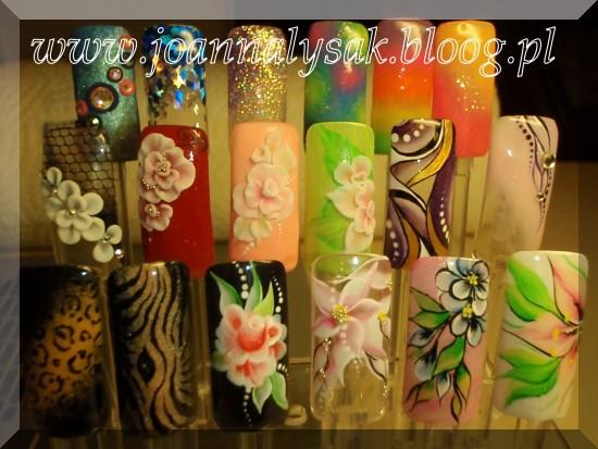 szkolenia> zdobienie akryl 3D 1 oraz 2 stopnia