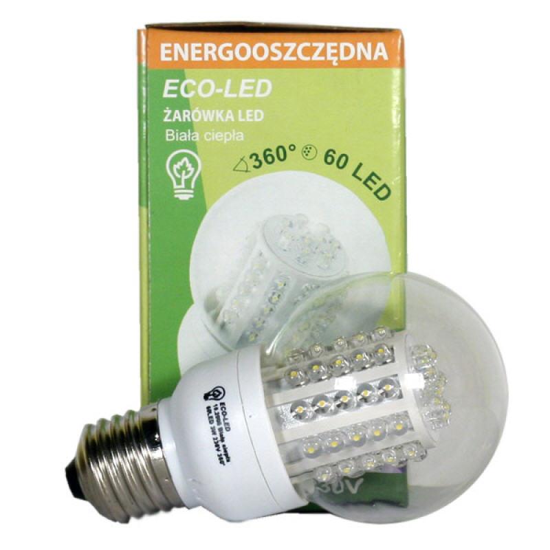 Żarówka 60 LED B60 E27 360 Ciepła 220lm firmy ECO-LED