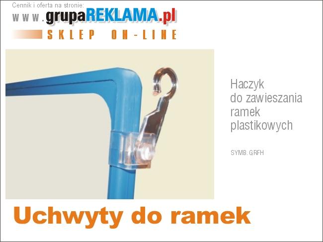 Uchwyty Haczyki do Ramek Plastikowych