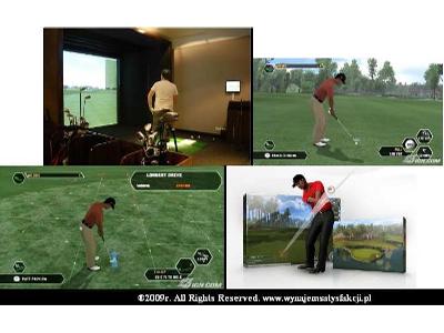 Profesjonalny symulator golfa - Golf swing challenge- atrakcje na Eventy- www.wynajemsatysfakcji.pl - kliknij, aby powiększyć