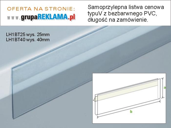 Listwy Regałowe i Cenowe do sklepów