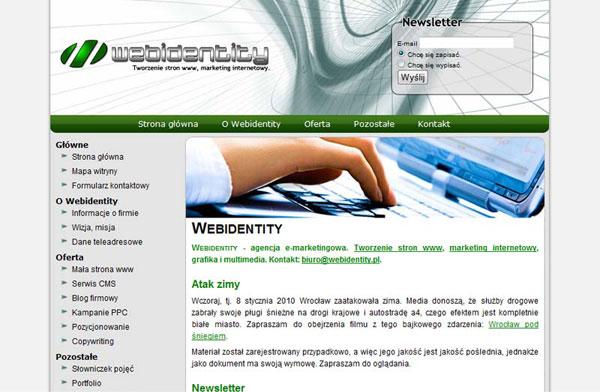 www.webidentity.pl - stary layout