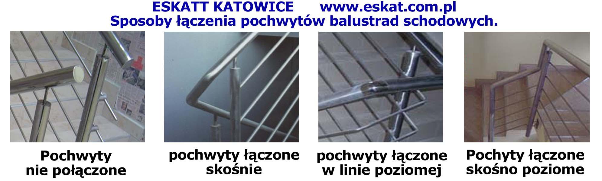 Rodzaje łączenia pochwytów balustrad schodowych