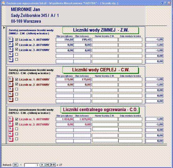 Wspólnoty Mieszkaniowe - system rozliczeniowy, pomorskie