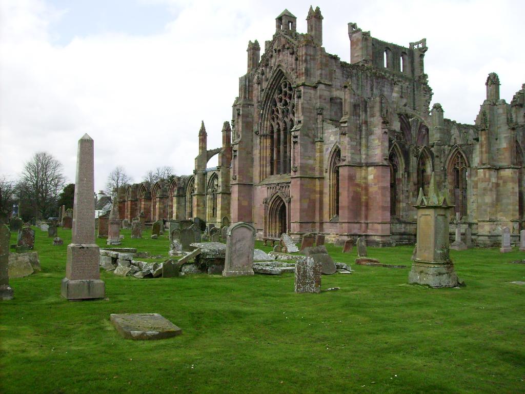 Szkocja - Na granicy Szkocji - Melrose Abbey