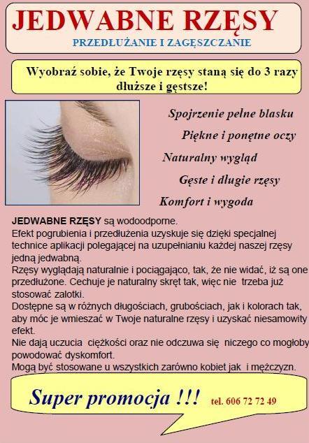 Jedwabne rzęsy