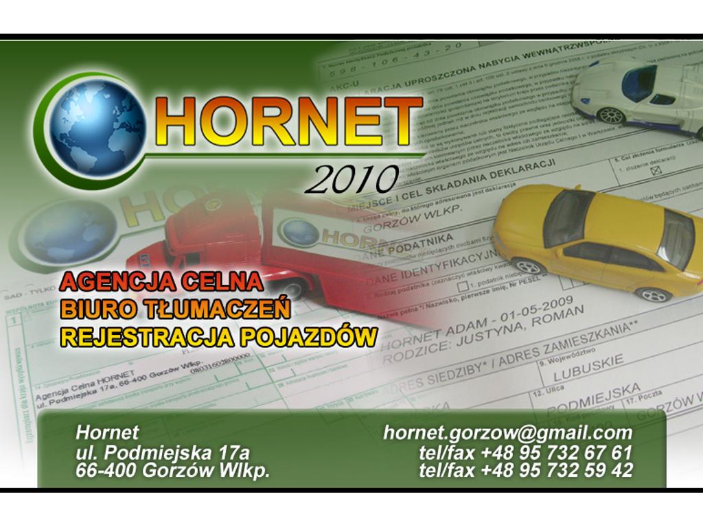 Hornet Gorzów - rejestracja pojazdów, Gorzów Wlkp, lubuskie