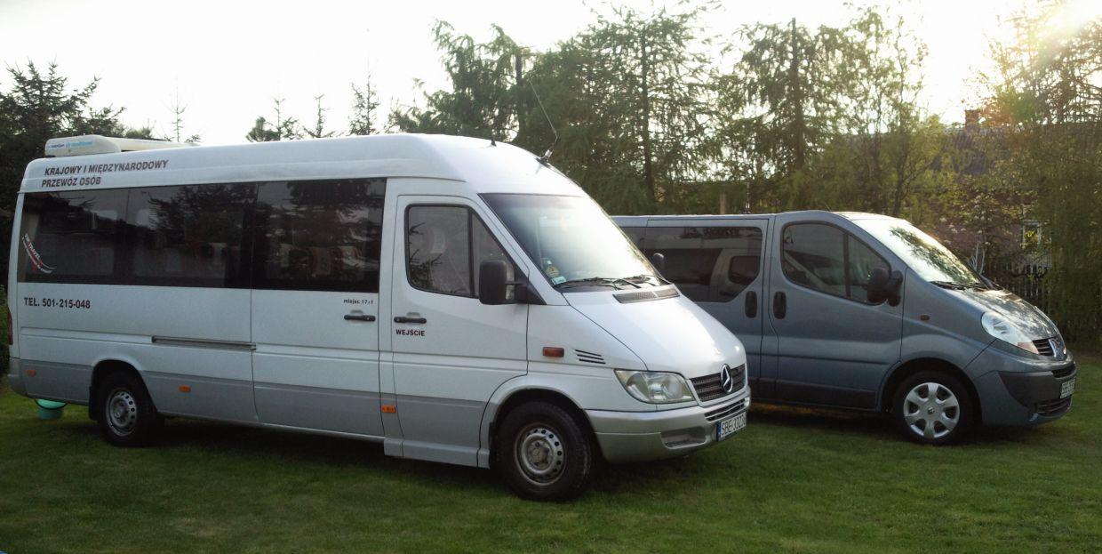 Wynajem minibusów Śląsk.Mikrobusy busy Katowice, Będzin, śląskie