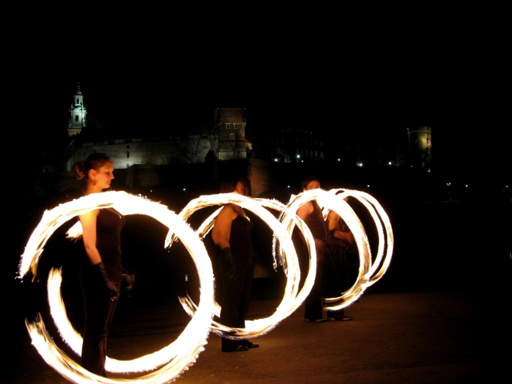 Widowiskowe pokazy tańca z ogniem  fireshow KTTO, Kraków, małopolskie