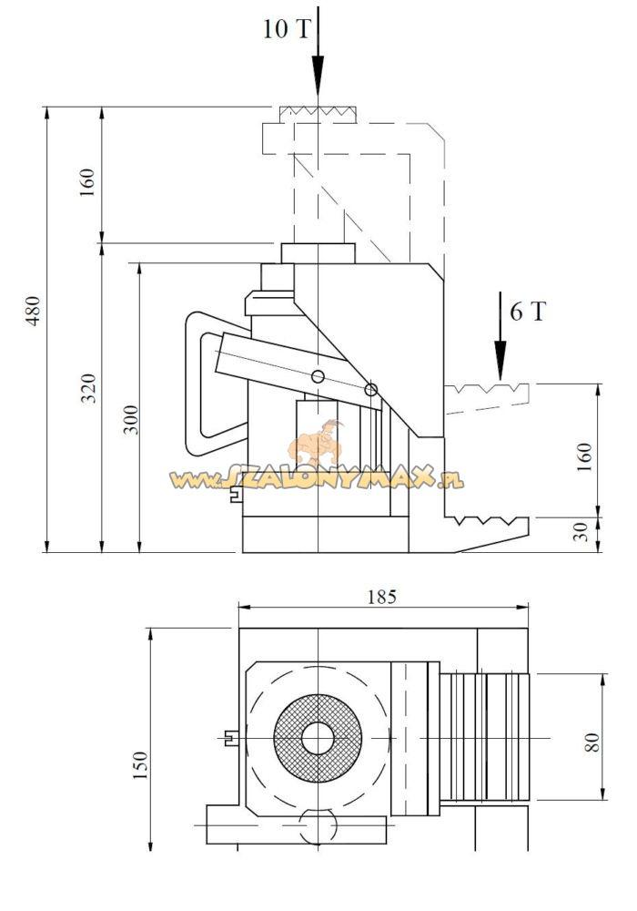 Podnośnik hydrauliczny pazurowy, Ząbkowice Śląskie, dolnośląskie