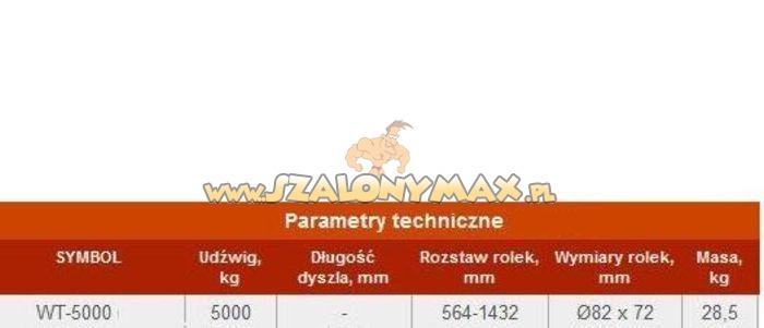 5459594 Podwozie transportowe WT-5000, Ząbkowice Śląskie, dolnośląskie