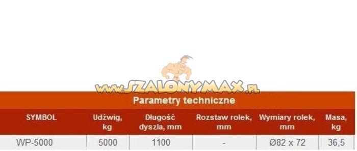 Podwozie transportowe WP-5000, Ząbkowice Śląskie, dolnośląskie