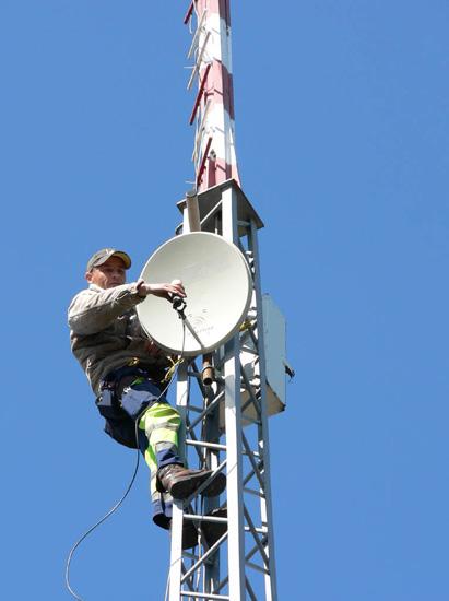 malowanie masztów, montaż anten internetowych